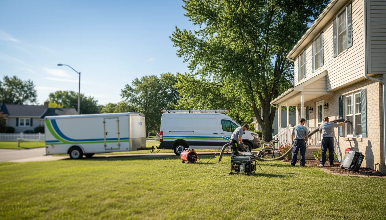 Flooded Basement Restoration And Cleanup With Repair in Westfield Center, OH near me